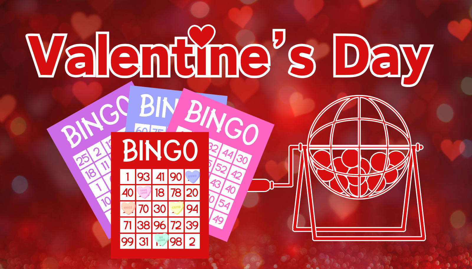 Valentine's Day Bingo at Creekside City of Bloomington MN